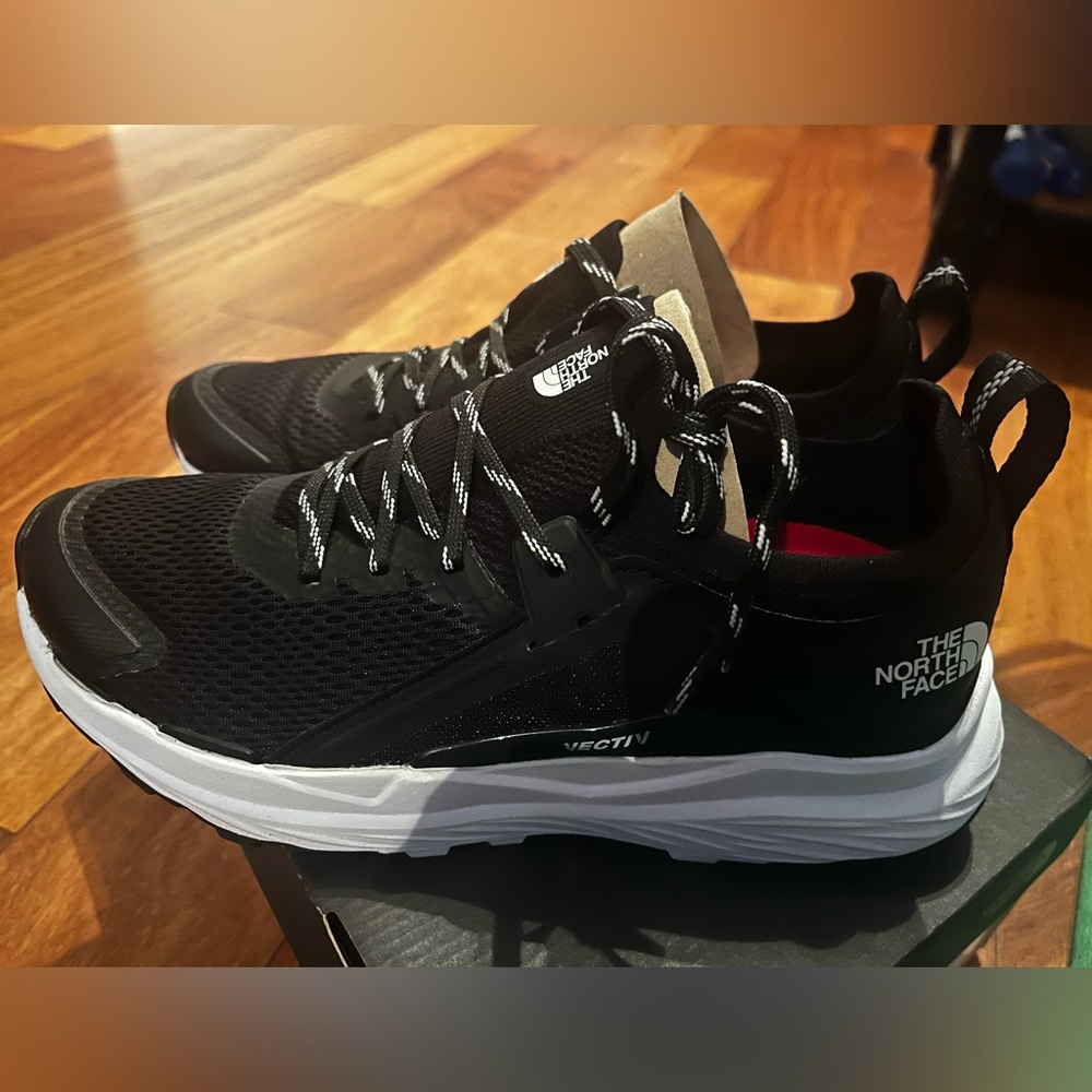 The North Face Black and White Sneakers